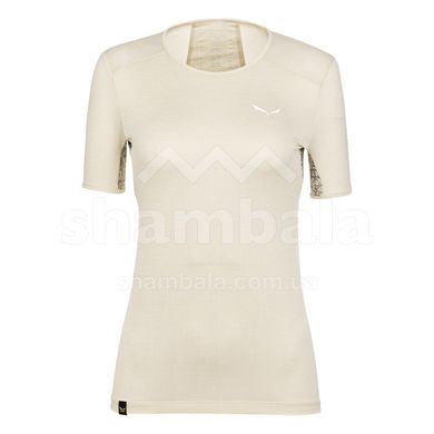 Женская футболка Salewa Puez GRAPHIC 2 DRY W S/S Tee, beige, 46/40 (274007266)
