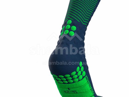 Компресійні гольфи Compressport Skimo Full Socks, Blue / Lime, T3 (SU00015B 503 0T3)
