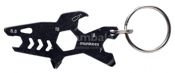 Брелок-мультиінструмент Munkees 2537 Tool Shark, Black (MNKS 2537-BK)