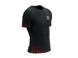 Чоловіча футболка Compressport Racing SS Tshirt, Black/High Risk Red, L (CMS AM00128B 920 00L)