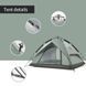 Палатка трехместная автоматичная Naturehike NH21ZP008, Dark Green (6976023922336)