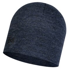 Шапка Buff Midweight Merino Wool Hat, Night Blue Melange (BU 118007.779.10.00)