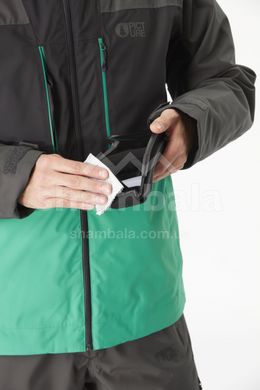 Гірськолижна чоловіча тепла мембранна куртка Picture Organic Object 2024, Spectra Green/Black, S (PO MVT462B-GB-S)