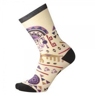 Носки женские Smartwool Totem Valley Print Crew Oatmeal, р.M (SW 03823.241-M)