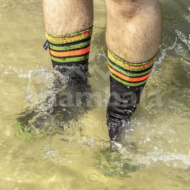 Шкарпетки водонепроникні Dexshell Ultra Dri Sports, Black/Orange/Green, XL (DS625W-BOXL)
