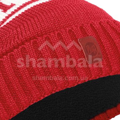Шапка детская (8-12) Buff Junior Knitted & Polar Hat Shiko, Red (BU 113529.425.10.00)