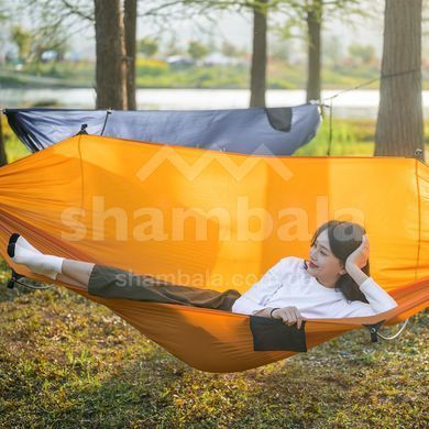 Гамак одноместный с дугами Naturehike Anti-Rollover NH22DC008, Orange (6927595700747)