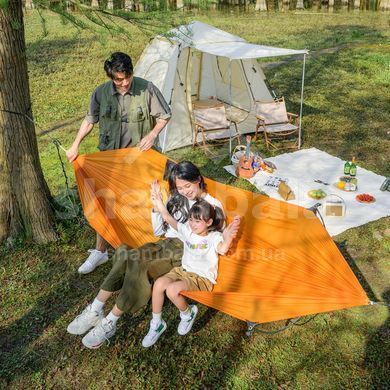 Гамак одноместный с дугами Naturehike Anti-Rollover NH22DC008, Orange (6927595700747)