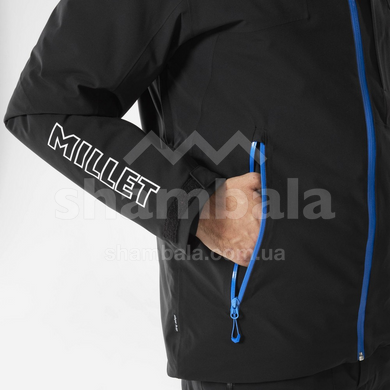 Горнолыжная мужская теплая мембранная куртка Millet Stratton JKT M, Black/Black, L (3515720093524)