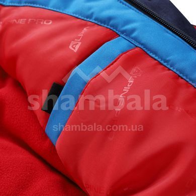 Горнолыжная детская теплая мембранная куртка Alpine Pro MELEFO, Red/Blue, 104-110 (KJCY265442 104-110)
