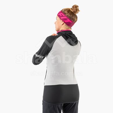 Жіноча флісова кофта з рукавом реглан Dynafit Transalper Light PTC W Hoody, gray/black, 40/34 (711770912)