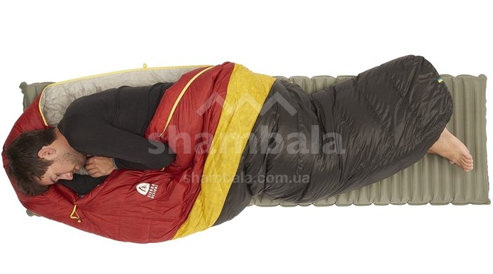 Спальний мішок Sierra Designs Nitro 800F 20 Regular (-2/-9°C), 183 см - Left Zip, Red/Black/Yellow (70604318R)