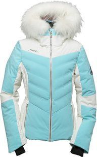 Гірськолижна женская мембранна куртка Phenix Chloe Hybrid Down Jacket with Fur, 8/38 - Turquoise (PH ES882OT58R.CB-8/38)