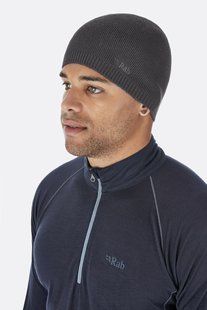 Шапка Rab Merino Beanie, Beluga, One Size (QAA-74-BE-One Size)