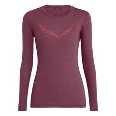 Жіноча футболка з довгим рукавом Salewa Solidlogo Dry’ton Women's Longsleeve, Red, 38/32 (27341 6368)