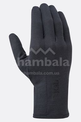 Перчатки Rab Forge 160 Gloves, Ebony, S (RB QAH-74-EB-S)