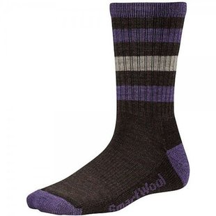 Шкарпетки жіночі Smartwool Striped Hike Light Crew Chestnut, р. S (SW SW143.207-S)