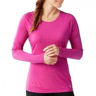 Термофутболка женская Smartwool Merino 150 Baselayer Pattern Long Sleeve Berry, р.L (SW 17256.044-L)