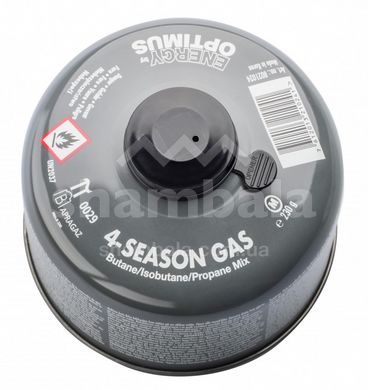 Резьбовой газовый баллон зимний Optimus 4-Season Gas, M, 230 г (8021024)