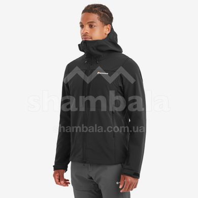 Мужская куртка Soft Shell Montane Windjammer XPD Hoodie, Black, M (5056601019861)