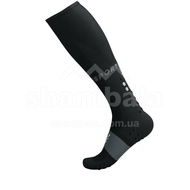 Компрессионные гольфы Compressport Full Socks Oxygen, Black, T2 (7630102542783)