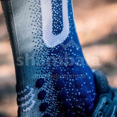 Шкарпетки Compressport Pro Racing Socks V3.0 Ultra Trail - UTMB 2020, Blue, T3 (XU00013L 500 0T3)