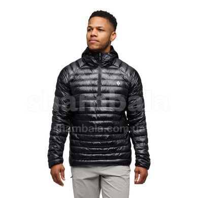 Пуховик мужской для альпинизма Black Diamond Men's Deploy Down 0.5 Pullover Hoody, Black, L (793661649014)