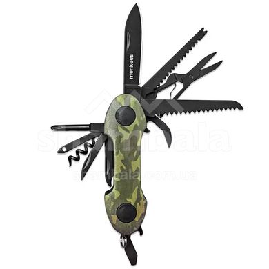 Брелок-мультиинструмент Munkees Pocket Knife Camo, Green (6932057825791)
