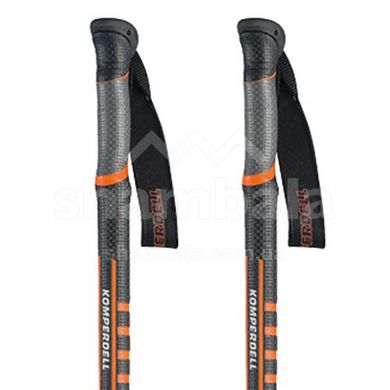 Трекинговые палки Komperdell Contour Titanal II Pro, 105-140 см, Black/Orange (9008687346443)