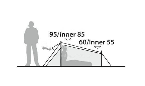 Палатка одноместная Robens Arrow Head 1 (68390)