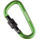 Карабін Munkees 3246 D with Screw Lock 6 mm x 60 mm Grass Green (MNKS 3246-GG)
