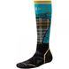 Шкарпетки жіночі Smartwool PhD Ski Medium Pattern Black/Capri, р. L (SW SW268.716-L)