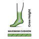 Шкарпетки чоловічі Smartwool Classic Mountaineer Maximum Cushion Crew, Taupe, XL (SW SW013300.236-XL)