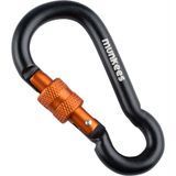 Карабин Munkees Pear with Screw Lock 7 мм x 70 мм, Black (6932057832478)