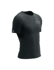 Футболка чоловіча Compressport Performance SS Tshirt M - Black Edition 2023, Black/Whit, S (AM00257L 910 00S)