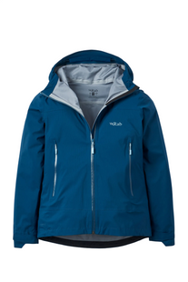 Мембранна куртка жіноча Rab Firewall Light Jacket Wmns, Tempest Blue, 12 (RB QWI-66-TMB-12)