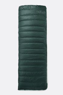 Спальний мішок Rab Outpost 300 Regular, (5&deg;C), 190 см - Left Zip, Pine (QSD-21-PIN-REG-LZ)