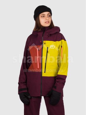 Мембранная утепленная женская куртка Ortovox 3l Deep Shell Jacket W, dark wine, L (4251422579322)