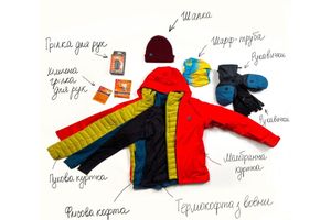 Зимовий одяг за концепцією трьох шарів для міста та трекінгу