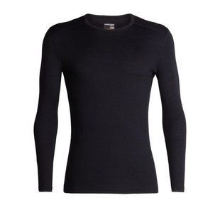 Термокофта чоловіча Icebreaker 200 Oasis LS Crewe, Black, L (ICB 104365.001-L)