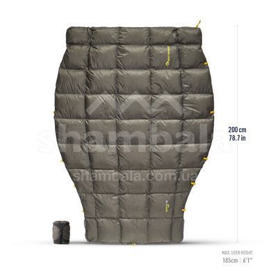 Спальний мішок-квілт Sea to Summit Ember Down Quilt 7C/45F, 185 см, Beluga, Regular (STS ASL042012-050101)