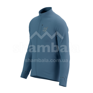 Чоловіча вітровка Compressport Hurricane Windproof Jacket M, Denim, M (7630102564211)