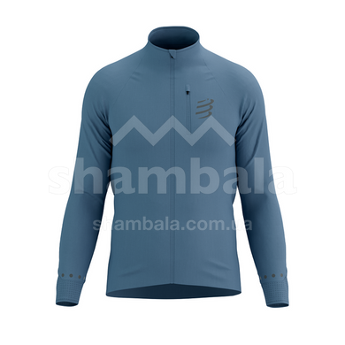 Чоловіча вітровка Compressport Hurricane Windproof Jacket M, Denim, M (7630102564211)