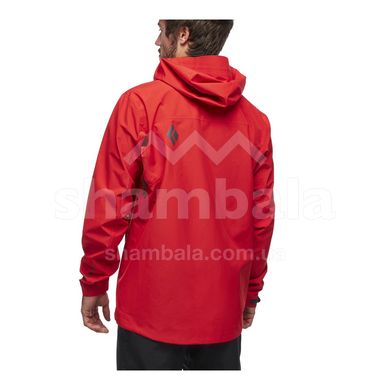Мембранна чоловіча куртка для трекінгу Black Diamond Liquid Point Shell, L - Hyper Red (BD K849.6002-L)