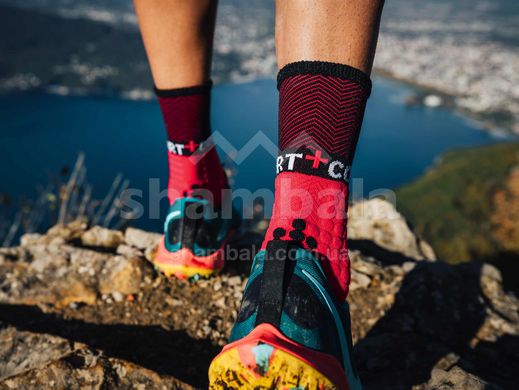 Шкарпетки Compressport Pro Racing Socks Winter Trail 2020, T1 - Red/Black (XU00011B 301 0T1)
