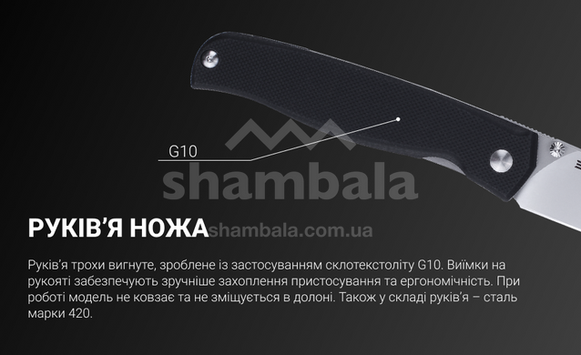 Нож складной Ruike P662-B, Black (P662-B)