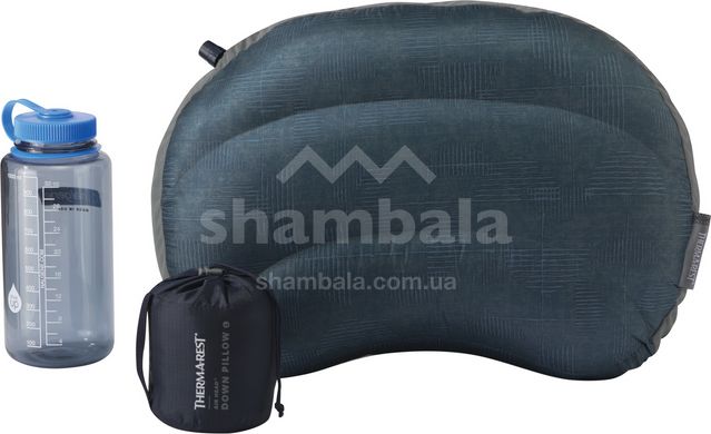 Надувная подушка з пухом Therm-a-Rest Airhead Down R, 39х28х10 см, Navy Print (0040818131879)