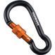 Карабін Munkees Pear with Screw Lock 7 мм x 70 мм, Black (6932057832478)