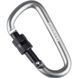 Карабін Munkees 3246 D with Screw Lock 6 mm x 60 mm Grey (MNKS 3246-GY)
