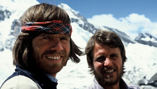 Райнгольд Месснер перед першим безкисневим сходженням на Еверест, 1978 р.